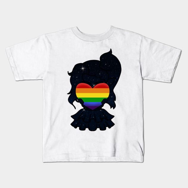 RAINBOW PRIDE Kids T-Shirt by Burrrrrittttooooo's Closet